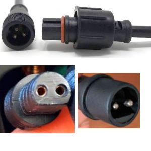 LED lighting circular connectors