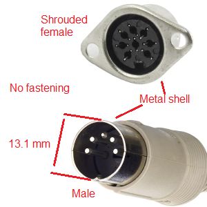 DIN circular connectors