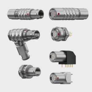 Slim metal circular connectors