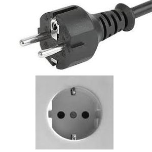 CEE7 AC power connectors