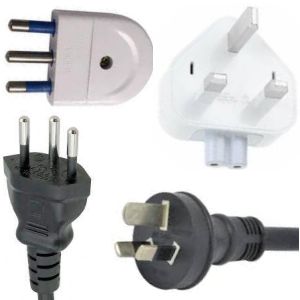 Country-specific AC power connectors