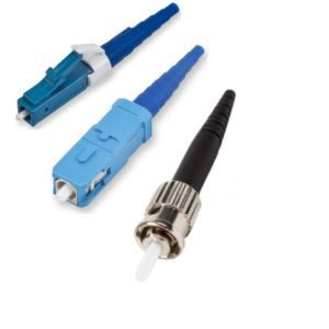 Glass fiber-optic connector