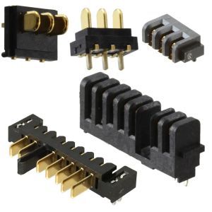 Battery blade board-to-board connectors