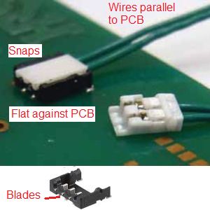 Parallel mate, wire-to-board connectors